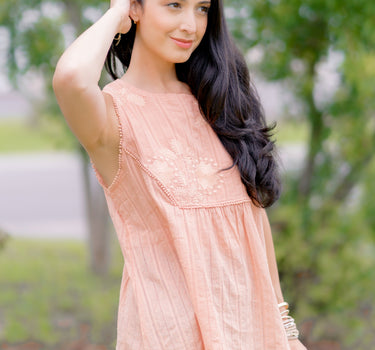 Melon Muse Embroidered Tank