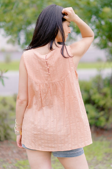 Melon Muse Embroidered Tank