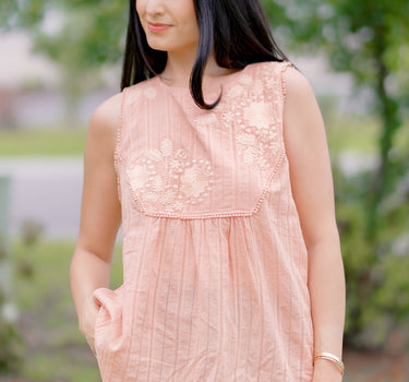 Melon Muse Embroidered Tank