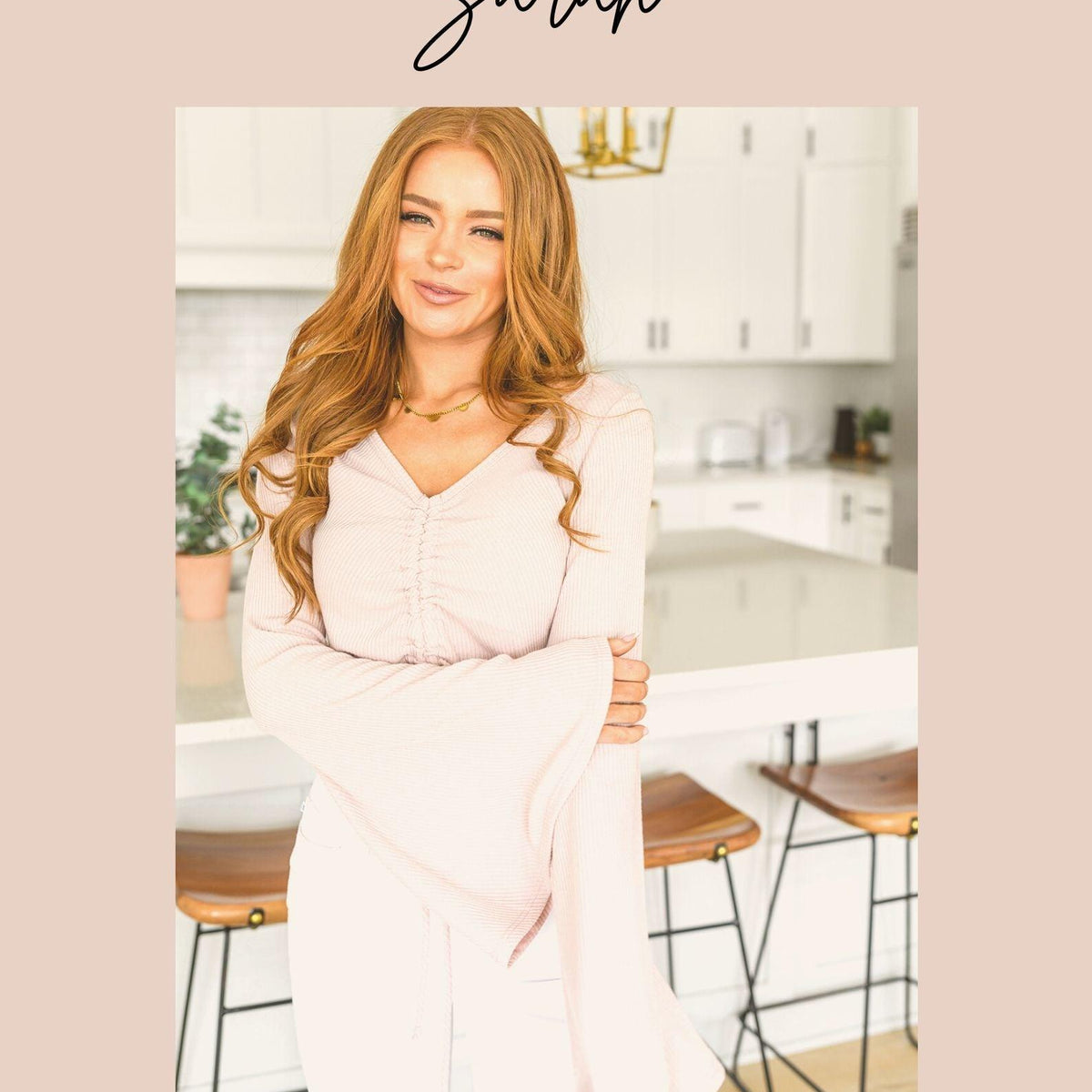 Never Have I Ever Button Down Blouse in Champagne - Three Mad Hatters Mercantile 