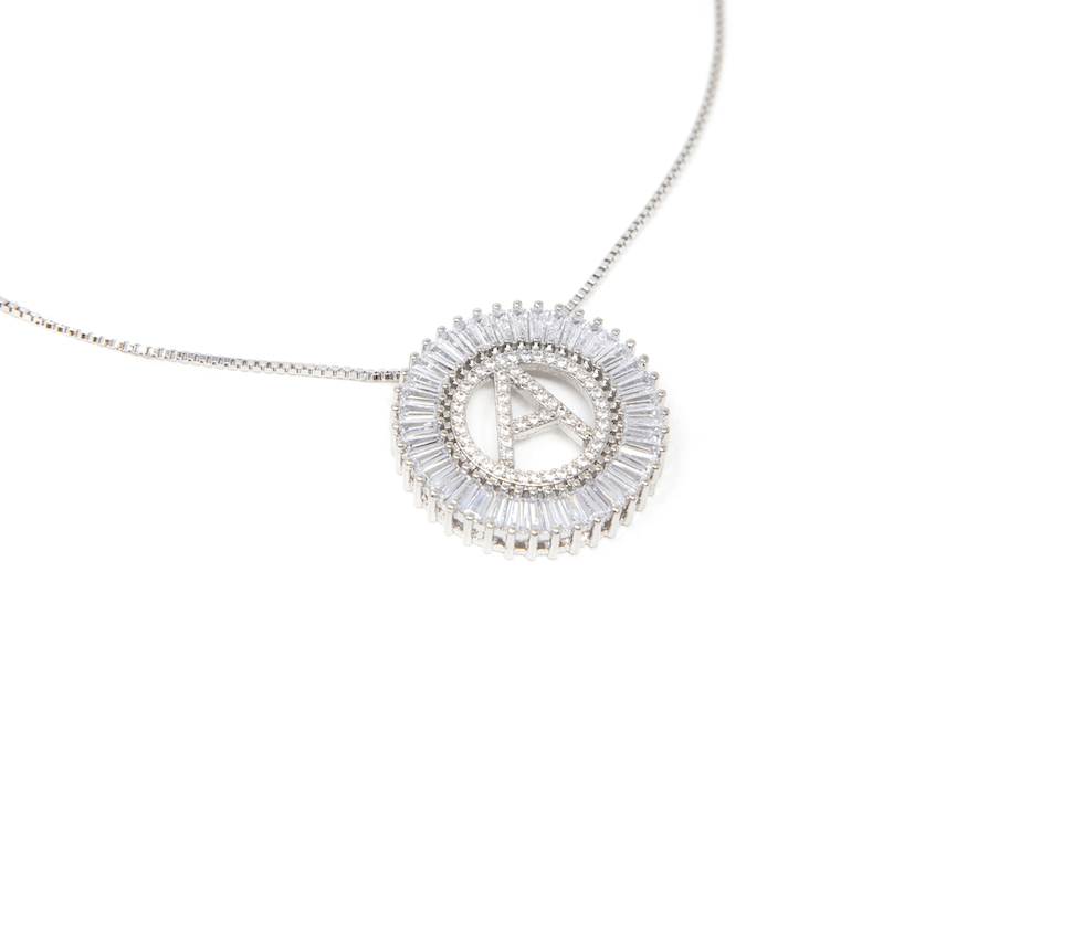 Radiant Initial Necklace - Three Mad Hatters Mercantile 