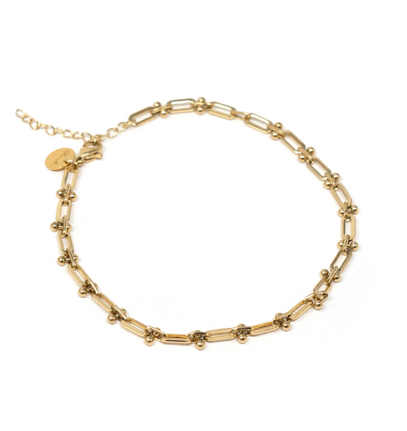 Santorini (Water Resistant) Anklet Gold  