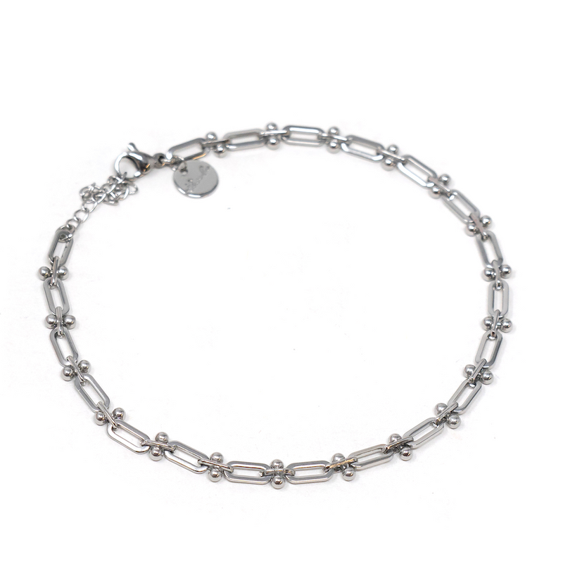 Santorini (Water Resistant) Anklet Silver  