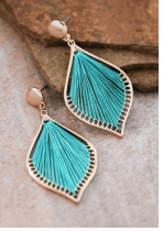 Threads of Tranquility Earrings - Three Mad Hatters Mercantile 
