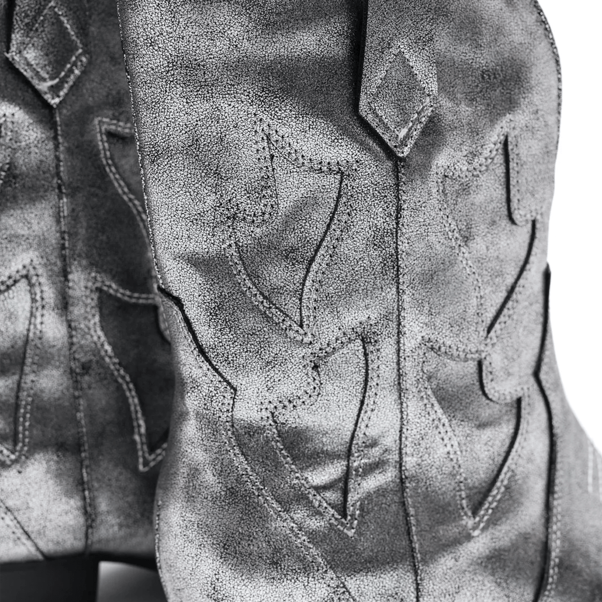 Jersey Metallic Boot in Silver - Three Mad Hatters Mercantile 