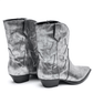 Jersey Metallic Boot in Silver - Three Mad Hatters Mercantile 
