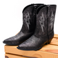 The Bowie Boot in Metallic Black Shoes