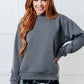 Settle In Mock Neck Sweatshirt Tops