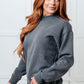 Settle In Mock Neck Sweatshirt Tops