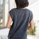 She's Alright Mineral Wash Sleeveless Henley