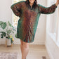 Shimmering Splendor Sequin Shirt Dress Dresses   