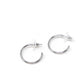 1" Super Hoops Earrings 1 inch Hoops Silver