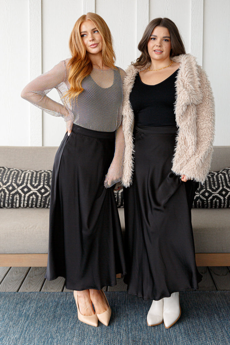 Timeless Tale Maxi Skirt in Black Bottoms   