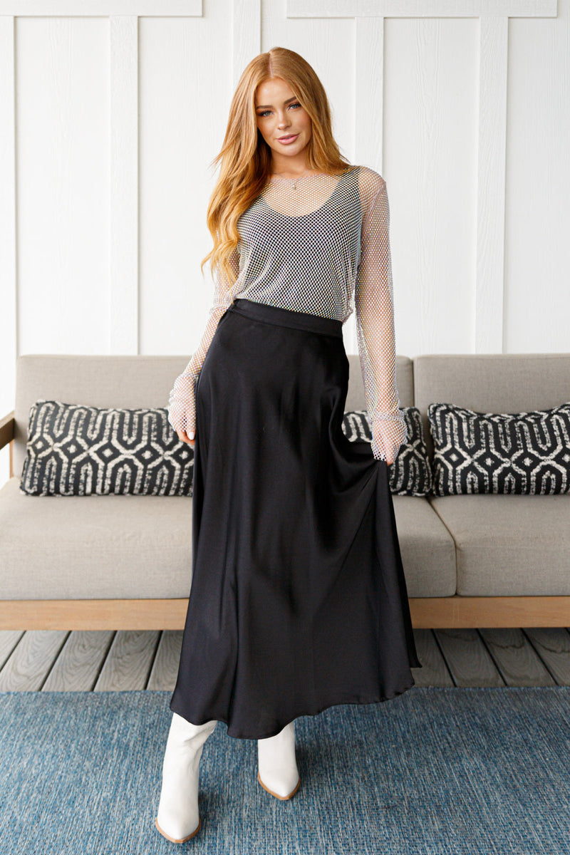 Timeless Tale Maxi Skirt in Black Bottoms   