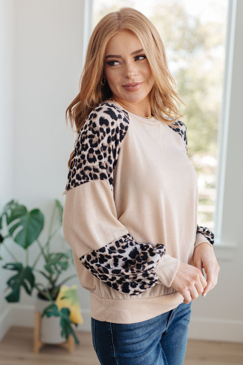 Sometime Safari Animal Print Top Tops   