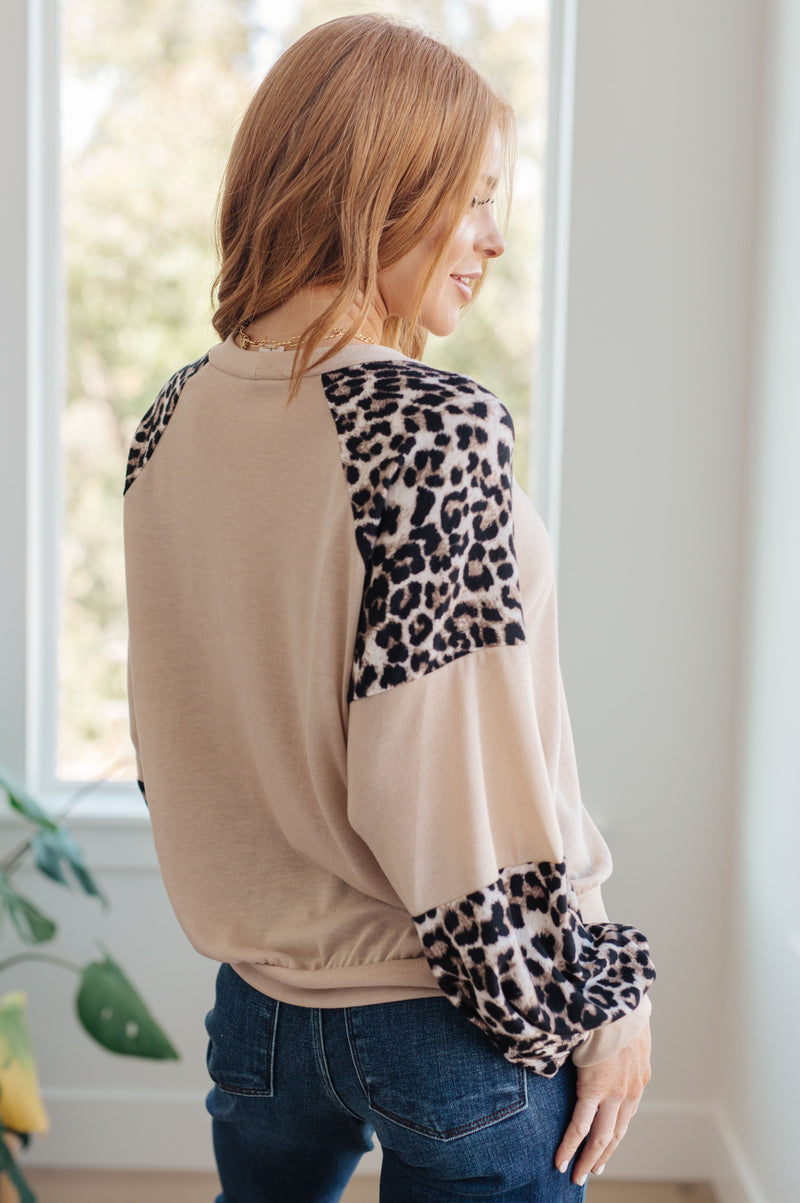 Sometime Safari Animal Print Top Tops   