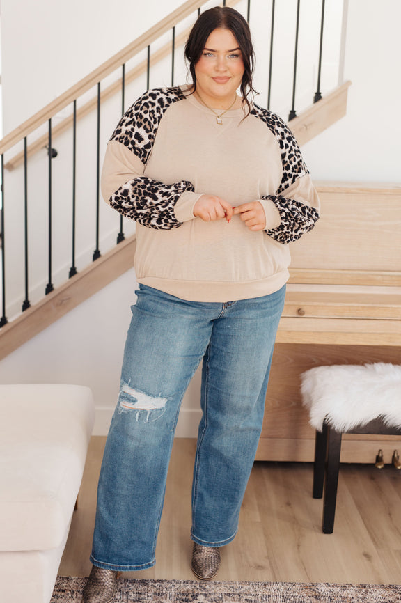 Sometime Safari Animal Print Top Tops   