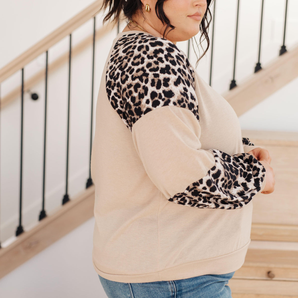 Sometime Safari Animal Print Top - Three Mad Hatters Mercantile 