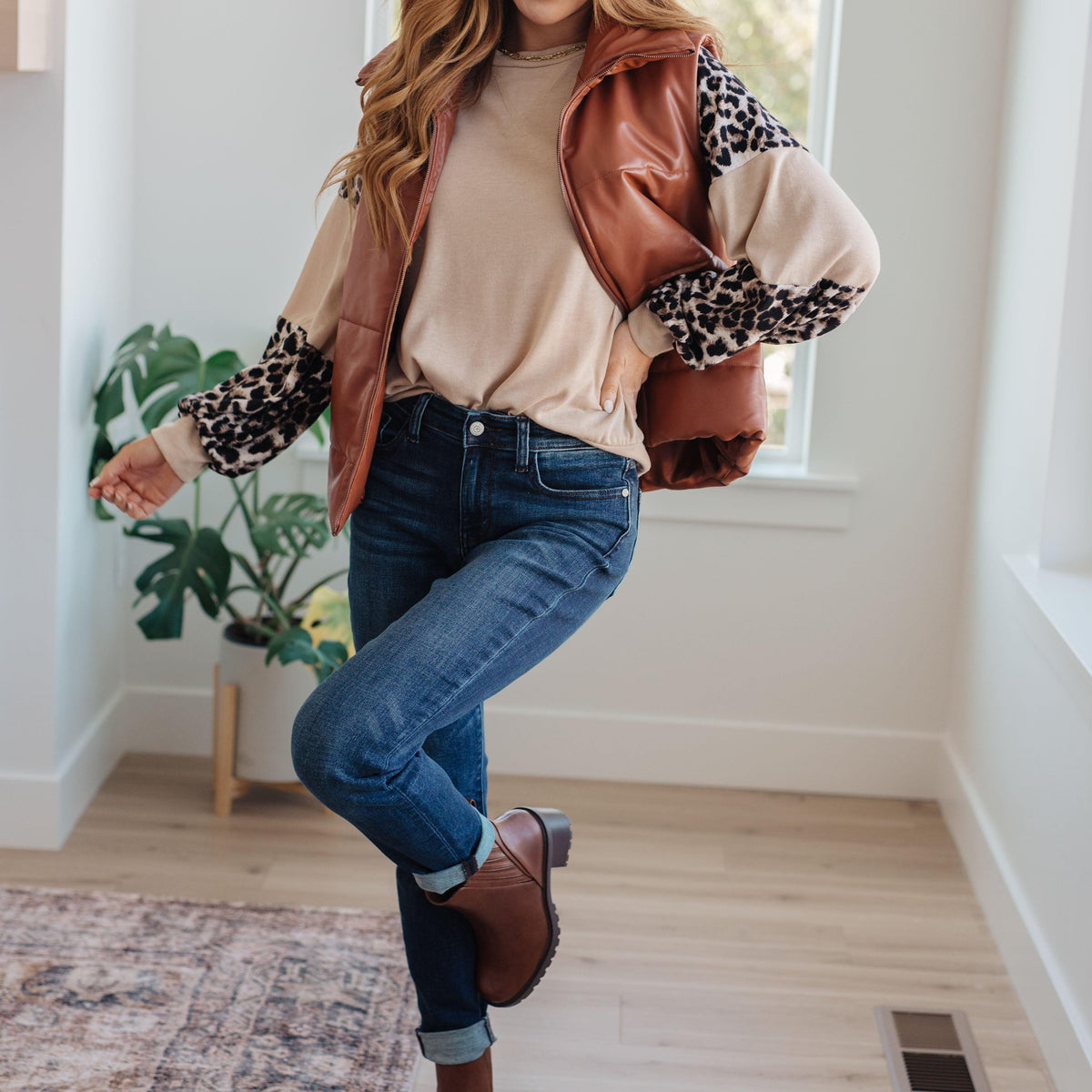 Sometime Safari Animal Print Top - Three Mad Hatters Mercantile 