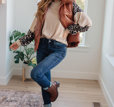 Sometime Safari Animal Print Top
