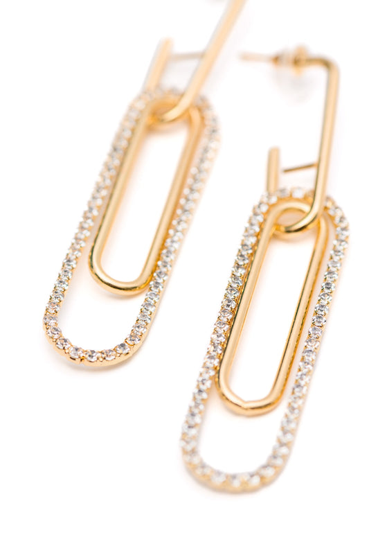 Sonia Link Earrings In Gold Accessories   