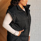 Stadium Seating Puffer Vest Layers   