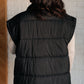 Stadium Seating Puffer Vest Layers   