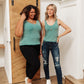 Stay Easy Tank In Aqua Womens   