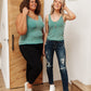 Stay Easy Tank In Aqua Womens   