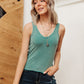 Stay Easy Tank In Aqua Womens   