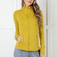 Staying Swift Activewear Jacket in Yellow Pear Layers