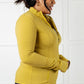 Staying Swift Activewear Jacket in Yellow Pear Layers