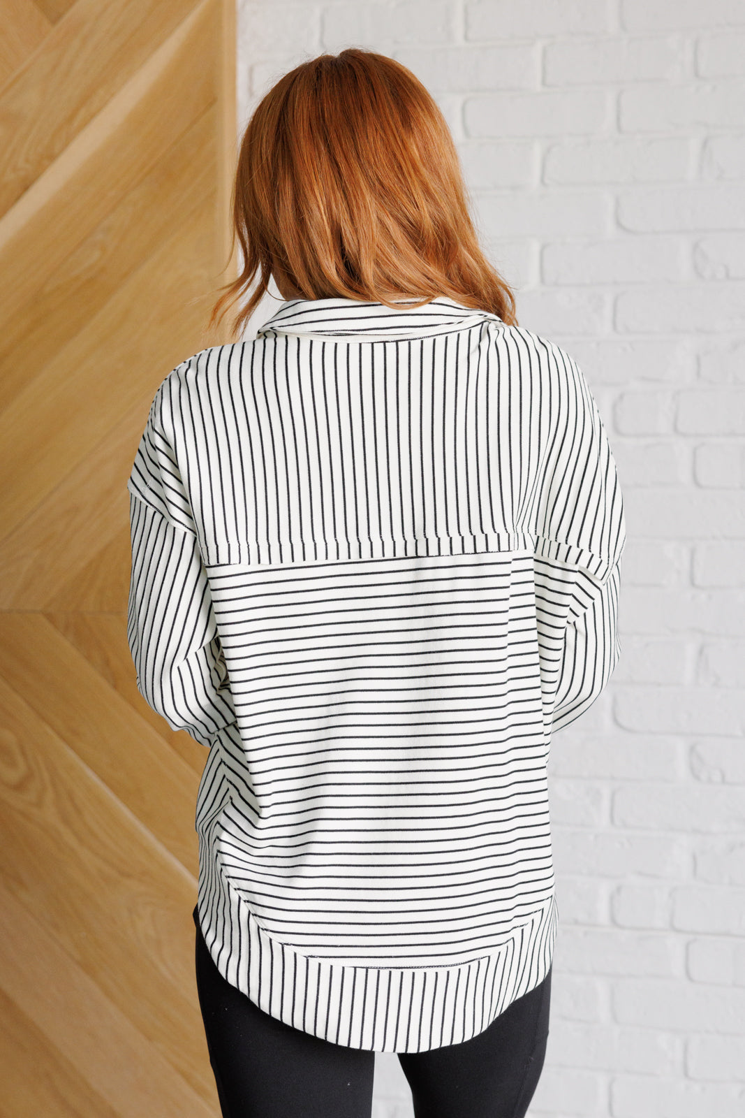 Striped Serendipity Pullover Tops   