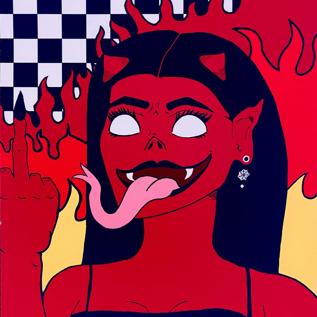 Succubus Print - Three Mad Hatters Mercantile 