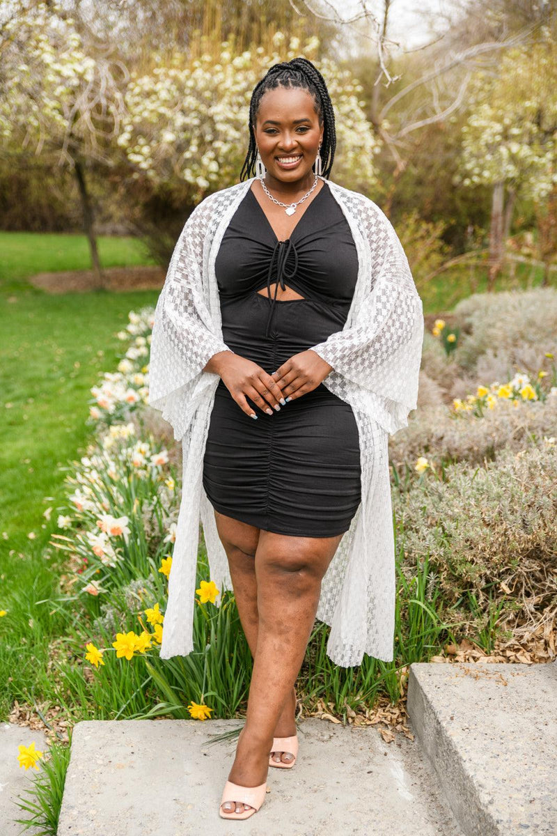 Summer Nights Black Dress - Three Mad Hatters Mercantile 