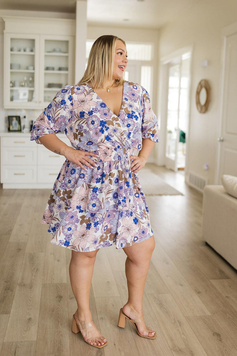 Summer Sonnet Floral Dress - Three Mad Hatters Mercantile 