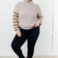 Super Seasonal Patchwork Waffle Knit Sweater Tops