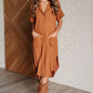 Sure to Be Great Shirt Dress Womens Midi Dresses   