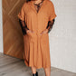 Sure to Be Great Shirt Dress Womens Midi Dresses   