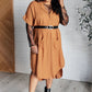 Sure to Be Great Shirt Dress Womens Midi Dresses   