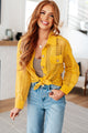 Sweeter Than Nectar Lace Button Down in Honey Womens Tops   