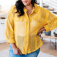 Sweeter Than Nectar Lace Button Down in Honey Womens Tops   