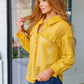 Sweeter Than Nectar Lace Button Down in Honey Womens Tops   