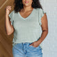 Take It In Flutter Sleeve Top Womens Tops   