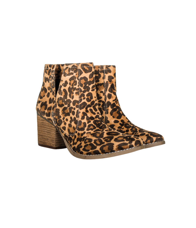 Tarim Bootie in Leopard Shoes   