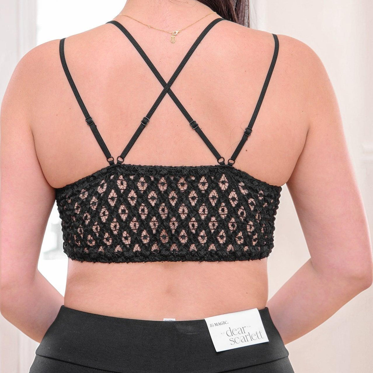 Midnight Lace Bralette - Three Mad Hatters Mercantile 
