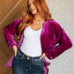 The Best Policy Velvet Balloon Sleeve Top Tops   