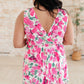 The Suns Been Quite Kind V-Neck Dress in Pink Womens Dresses   