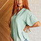 Things Are Looking Up V-Neck Top Womens Tops   