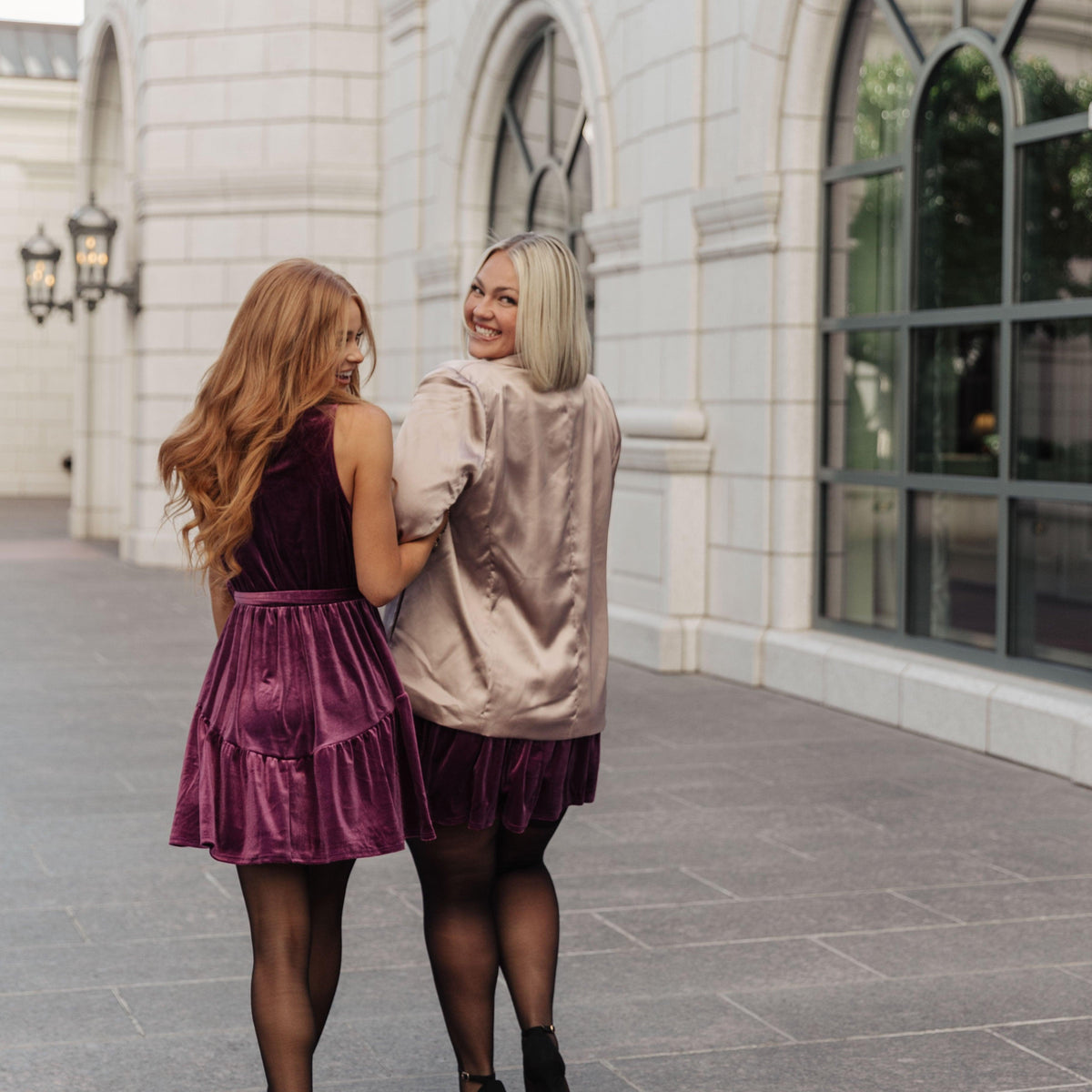 Tied In A Bow Velvet Dress - Three Mad Hatters Mercantile 